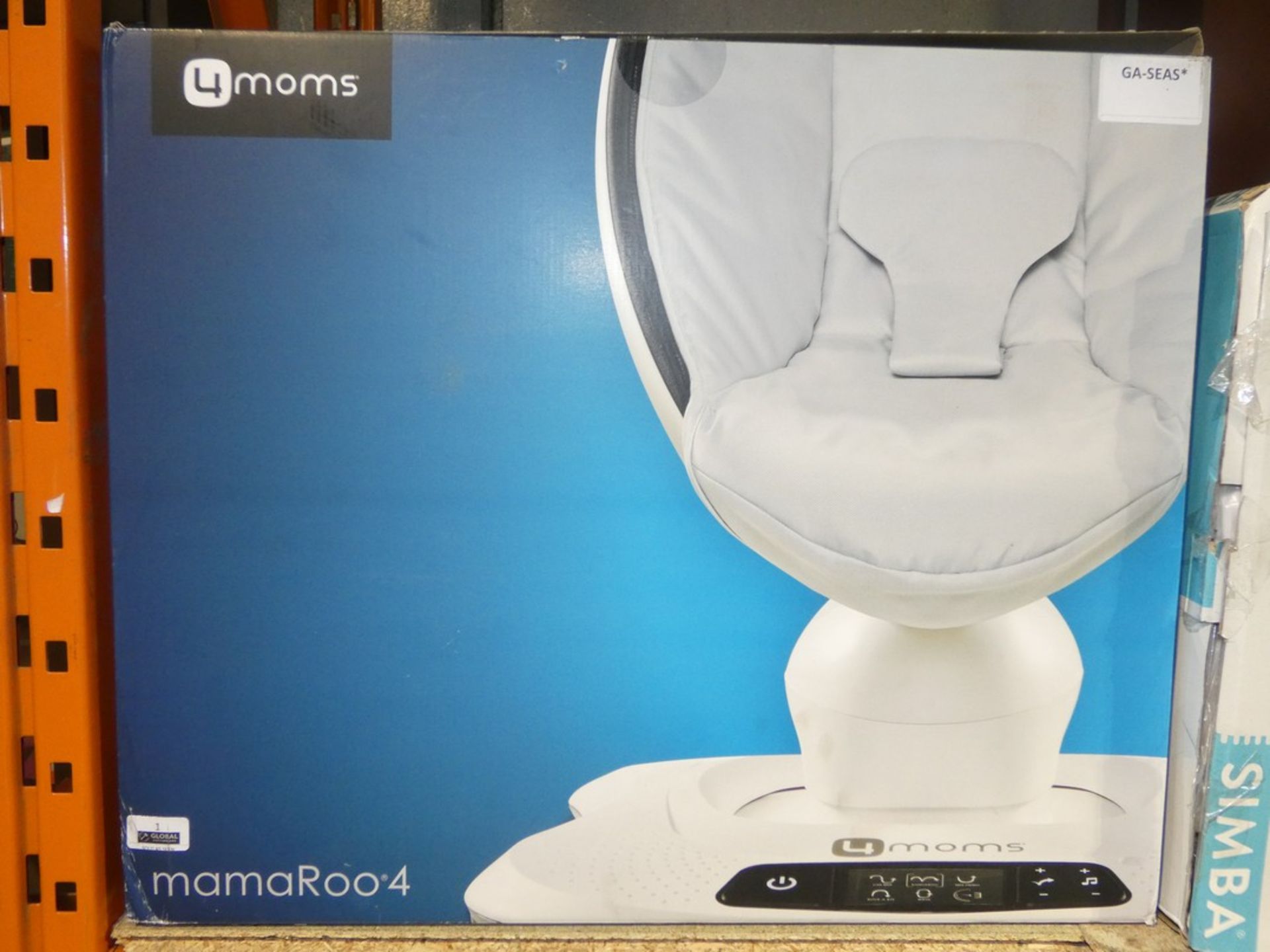 Boxed Number 4 Mamaroo 4 Baby Rocker in Classic Grey RRP £270