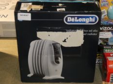 Boxed Delonghi Plug In Oil Filled Electric Radiator RRP £80