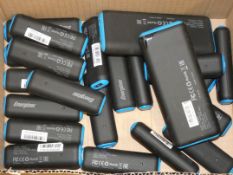 Assorted Unboxed Energiser Portable Battery Chargers For Smart Phones and Tablets
