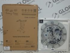 Sourced From Wayfair: Assorted Fantasy Field Sun Safari Wall Clocks and Wandhur Time 30cm Glass