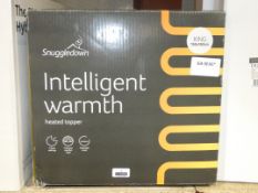 Boxed Snuggle Down Kingsize 150 x 160cm Intelligent Warmth Mattress Topper RRP £50