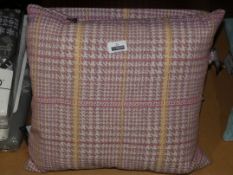 Sourced From Wayfair: Scatter Box 43 x 43cm Madison Check Blush Pink Designer Scatter Cushions