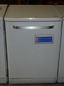 Sharp QW-DX41F47W AA Rated Free Standing Under the Counter Dishwasher in White with 12 month