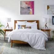 Sourced From John Lewis: Boxed West Elm Mid-Century Acorn Double Bedstead with RRP £800 (1124583)