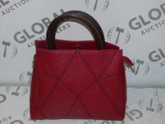 Brand New Womens Coolives Oxblood Red Leather Handbag RRP £50