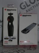Manfrotto 2 Piece Smart Phone and Camera Accessory Pack to Include a Base Grip and a Pixi Mini