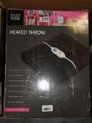 Lot to Contain 2 Easy Home Electric Heated Throws