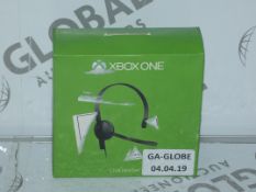 Lot to Contain 5 Boxed Xbox One Chat Headsets with Microphone Combined RRP £125