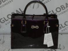 Brand New Womens Coolives Metallic Purple Ladies Handbag RRP £50