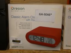 Boxed Oregan Scientific Smart Living Classic Alarm Clock with Radio RRP £51
