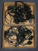 Lot to Contain 10 Assorted Unboxed Xbox One Chat Headsets with Microphone