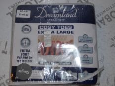 Lot to Contain 7 Assorted Dreamland Starlight Cosy Toes Heated Under Blankets