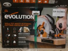 Boxed Evolution 165mm TCT Multi Material Cutting Circulor Saw RRP £50 (312932)