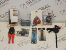 Assorted Items to Include Erbauer 120mm Screwdriver Accessory, Clamps, Screwdriver Headsets,