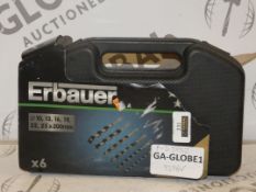 Boxed Erbauer 6 Piece Drill Bits RRP £20 (9296V)(312932)