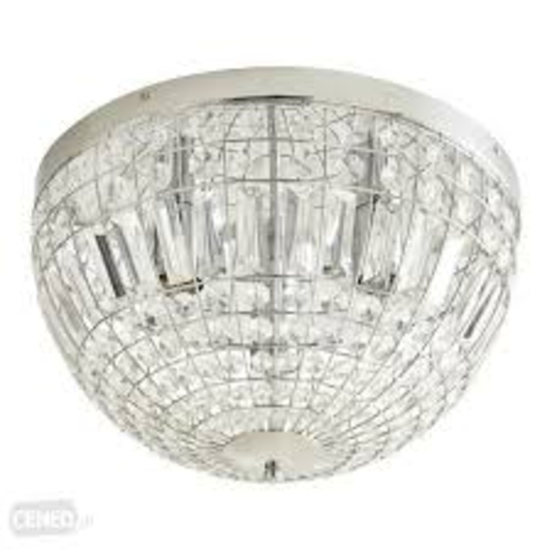 Boxed Colours Range Kryos Stainless Steel Acrylic Jewel Ceiling Light Fitting RRP£35 (328602)(