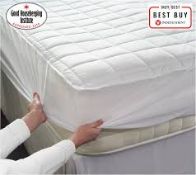 Dreamland Boutique Hotel 200 Thread Count Cotton Heated Mattress Protector RRP £95