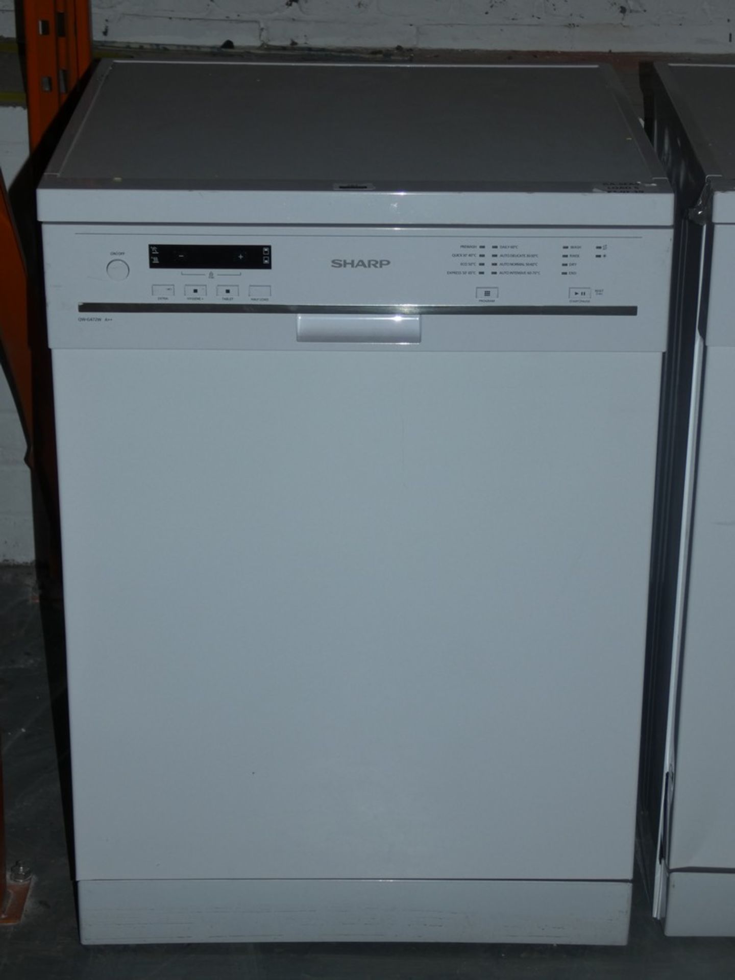 Sharp QW-G472W Double AA Rated Freestanding Dishwasher