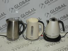 Assorted Cuisine Art Delonghi and Bosch 1.7ltr Rapid Boil Cordless Kettles