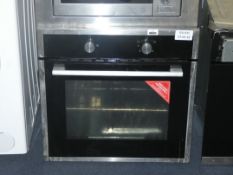 Stainless Steel and Black Glass Fully Integrated Gas Single Oven