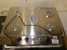 Assorted Unboxed Stainless Steel 5 Burner Gas Hobs (In Need of Attention)