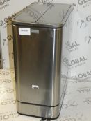 Simple Human Stainless Steel Butterfly Can Sensor Recycling Bin RRP£150