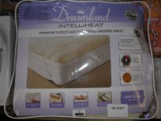 Assorted Dreamland Intelliheat Electrically Heated Premium Fleece Easy Fit Heated Underblankets