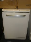 Sharp QW-DX411F47W Double AA Rated Freestanding Dishwasher