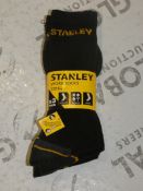 Brand New Packs of 3 Sizes 6-11 Stanley Work Socks RRP £6