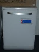 Sharp QW-DX41F47W Double AA Rated Under Counter Dishwasher in White