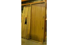 Solid Wooden Oak Finish 2 Hour Internal Fire Door