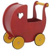Boxed Mover Wooden Dolls Pram RRP£50