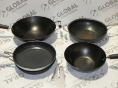 Assorted Green Pan Frying Pans, Ken Hom Woks and S