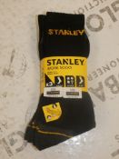 Brand New Packs of 3 Size UK6-11 Stanley Work Sock