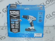 Boxed Macallister MSHD18S-2-LI 18V Lithium Iron Dr