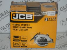 Boxed JCV 1500W 190mm Circular Saw RRP£130 (323163