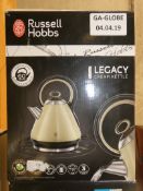 Boxed Russell Hobs Legacy Cream and Red Cordless J