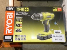 Boxed Ryobi LLCDL1802-LI3G Lithium Iron 18V Hammer