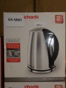 Boxed Morphy Richards 1.7ltr Accents Cordless Jug