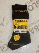 Brand New Packs of 3 Size UK6-11 Stanley Work Sock