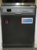 Sharp QW-DX26F41A AAA Rated Free Standing Dishwasher in Anthracite Grey With 12 Months Manufacturers