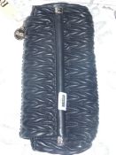 Faith Black Leather Ladies Clutch Bag RRP£55