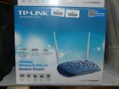 Boxed Brand New and Sealed TP Link TD-W8960N 300mbpf Wireless NADSL2 Plus Modem Routers RRP£25