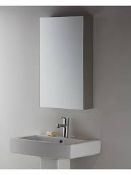 Boxed Stainless Steel Small Mirrored Door Bathroom Cabinet RRP £50