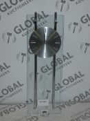 London Clock Company Glass Pendulum Clock