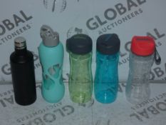 Assorted Bobble Water Bottles, Sistema Water Bottles and Asorbu Vacuum Insulated Flasks