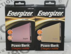 Assorted Energiser Power Banks Combined RRP £250