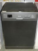 Sharp QW-DX26F41A AAA Rated Under the Counter Dishwasher in Anthracite Grey With 12 Months