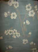 230 x 160cm Cherry Blossom Duck Egg Floor Rug RRP£220
