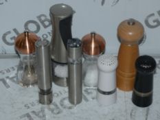 Assorted Cole and Mason Salt and Pepper Mills